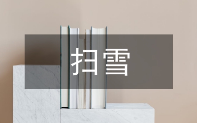 掃雪報(bào)道